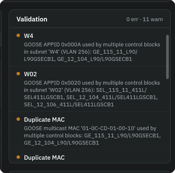 StationBolt station-wide validation panel with APPID conflict warnings
